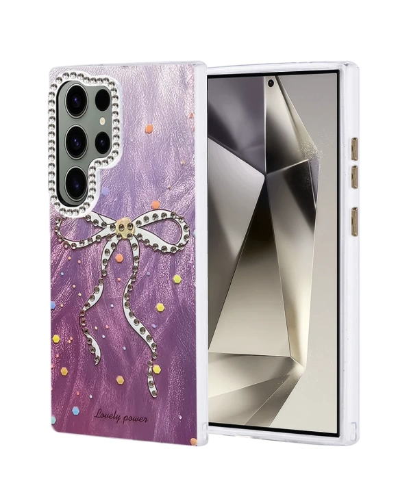 Newface Samsung Galaxy S24 Ultra Kılıf Blade Aynalı Desenli Kapak