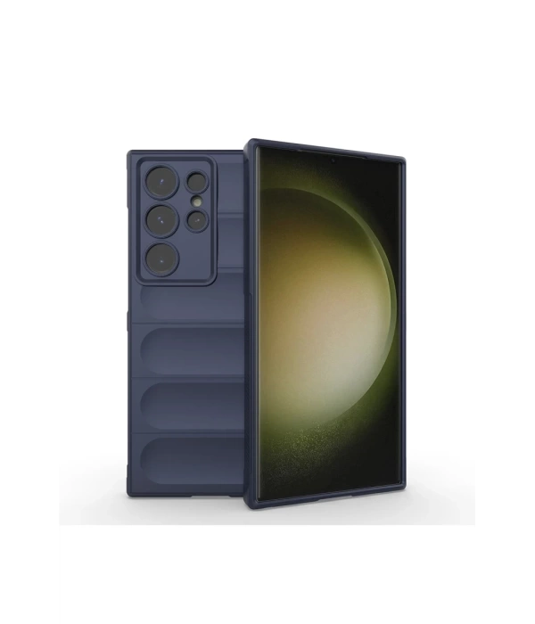 Newface Samsung Galaxy S24 Ultra Kılıf Optimum Silikon - Lacivert