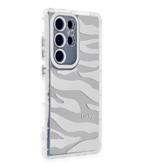 Newface Samsung Galaxy S24 Ultra Kılıf Reflexion Desenli Kapak - Desen 10