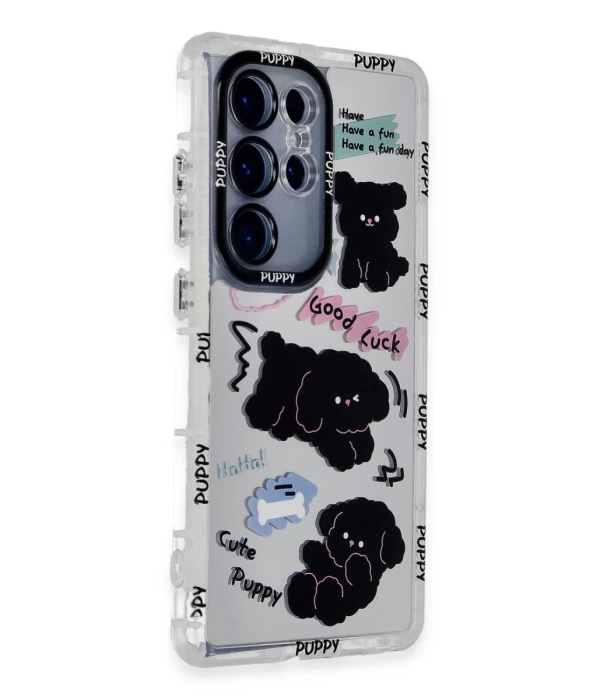 Newface Samsung Galaxy S24 Ultra Kılıf Reflexion Desenli Kapak - Desen 5