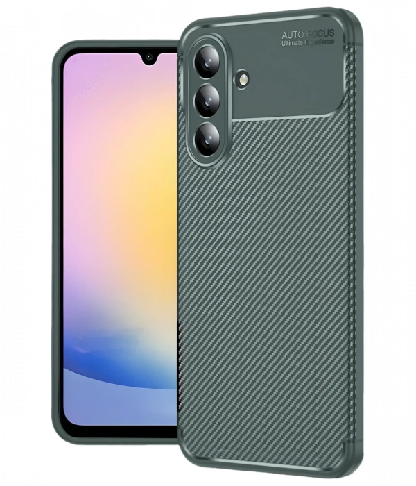 Newface Samsung Galaxy S25 FE Auto Focus Karbon Kapak