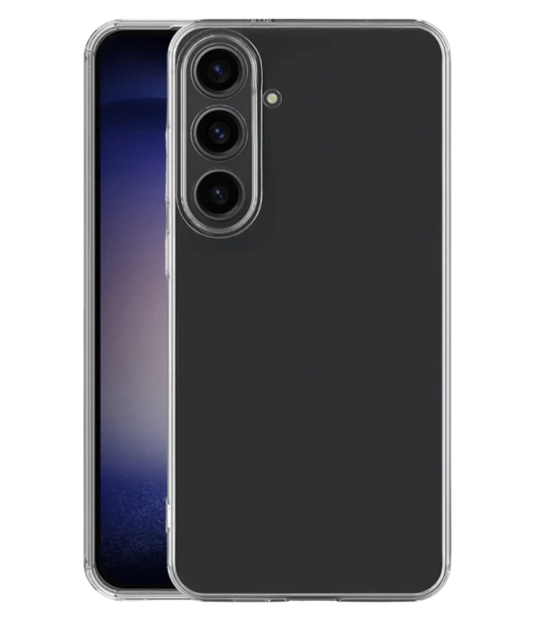 Newface Samsung Galaxy S25 FE Kılıf Lüx Şeffaf Silikon