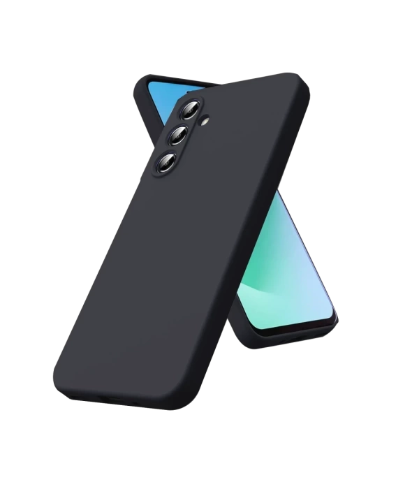 Newface Samsung Galaxy S25 FE Kılıf Nano içi Kadife Silikon - Siyah