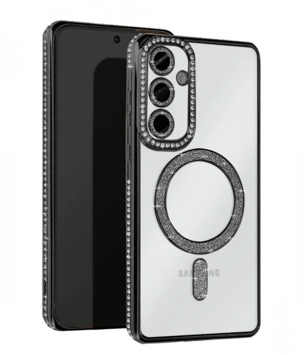 Newface Samsung Galaxy S25 Kılıf Joke Simli Magneticsafe Kılıf