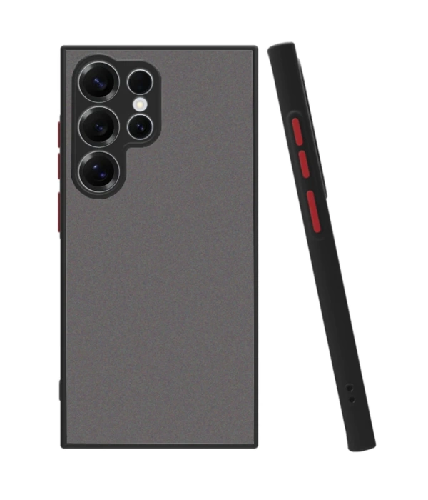 Newface Samsung Galaxy S25 Ultra Kılıf Montreal Silikon Kapak - Siyah