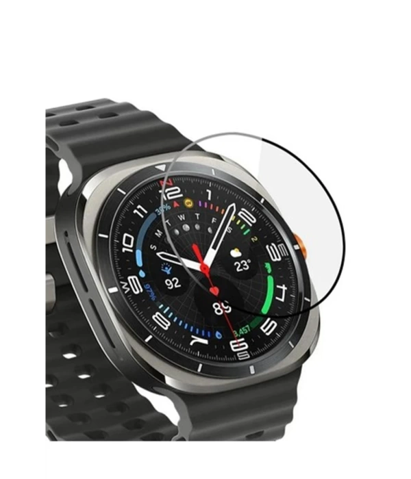 Newface Samsung Galaxy Watch Ultra 47mm Polymer Nano Ekran Koruyucu - Şeffaf