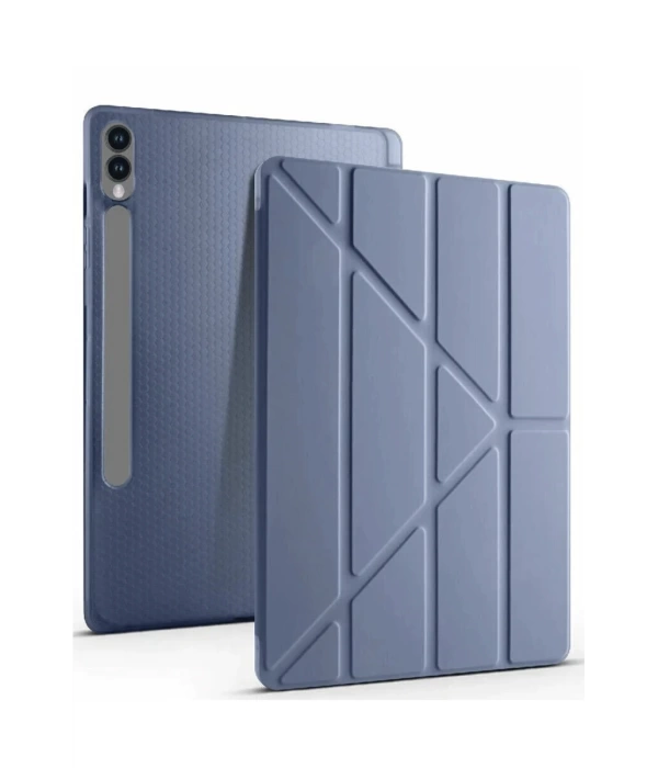 Newface Samsung Galaxy X610 Tab S9 FE Plus 12.4 Kılıf Kalemlikli Mars Tablet Kılıfı - Lila