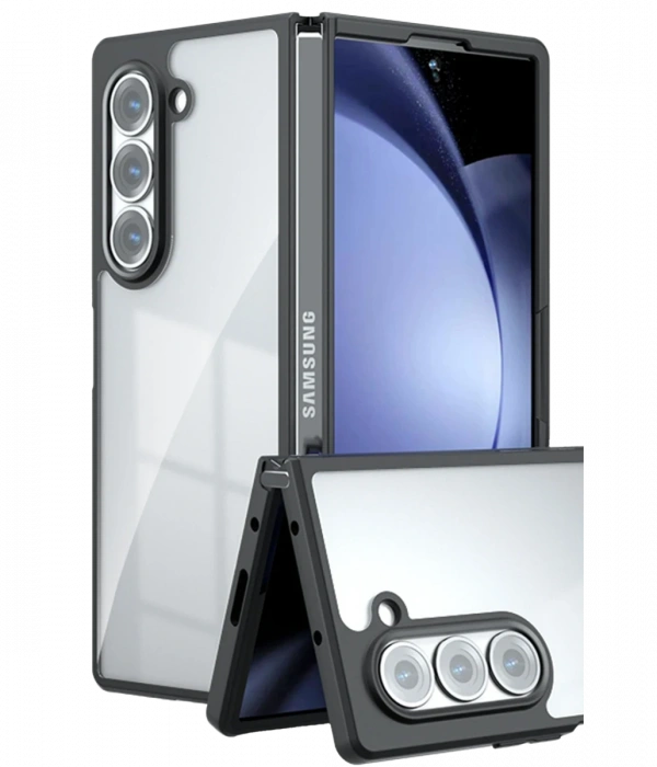 Newface Samsung Galaxy Z Fold 5 Kılıf Blur Fold Kapak