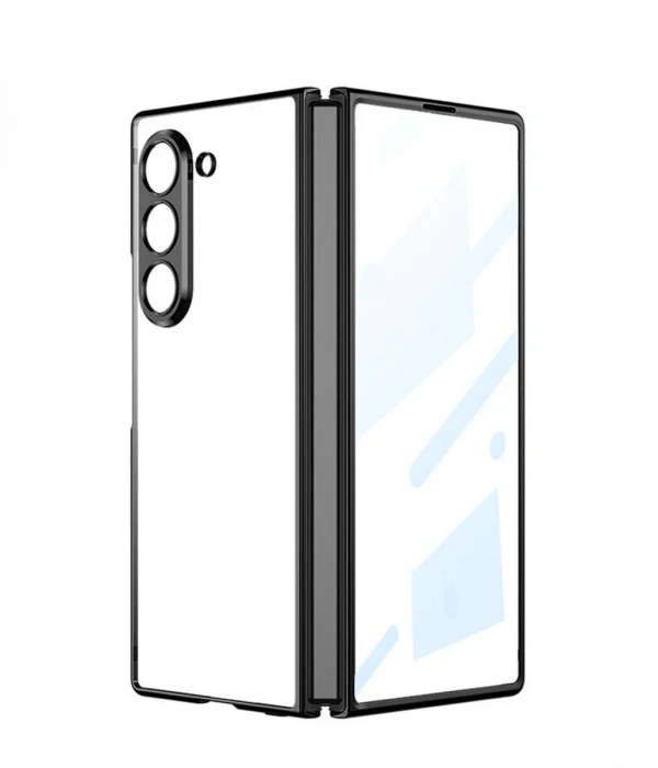 Newface Samsung Galaxy Z Fold 5 Kılıf Fold Element Kapak - Siyah