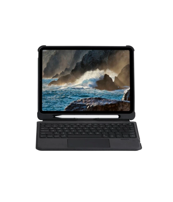 Newface T5207D iPad Pro 11 (2022) Kılıf İnter Ledli Klavyeli Tablet Kılıfı - Siyah