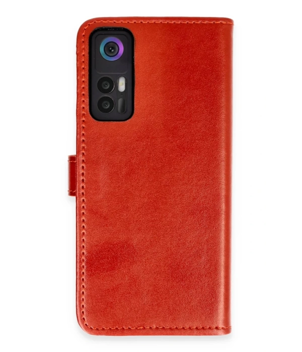Newface TCL 30 Kılıf Trend S Plus Kapaklı Kılıf - Kırmızı