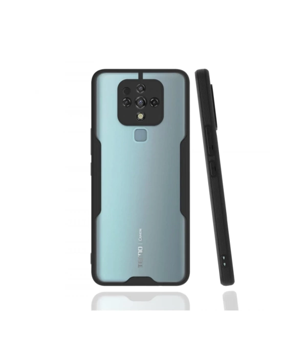 Newface Tecno Camon 16 Kılıf Platin Silikon