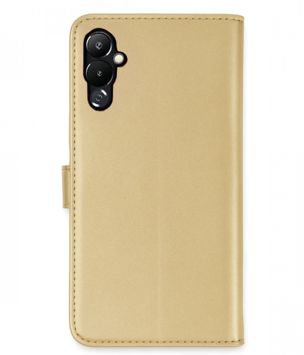 Newface Tecno Pova 4 Kılıf Trend S Plus Kapaklı Kılıf - Gold