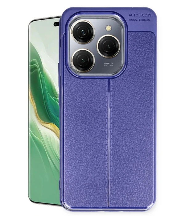 Newface Tecno Spark 20 Pro Kılıf Auto Focus Kapak - Lacivert