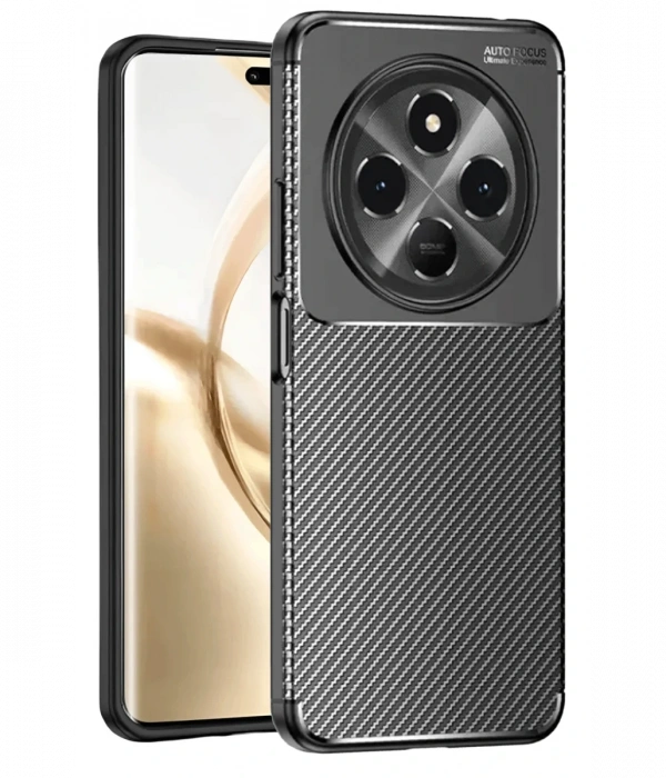 Newface Tecno Spark 30 Kılıf Auto Focus Karbon Kapak