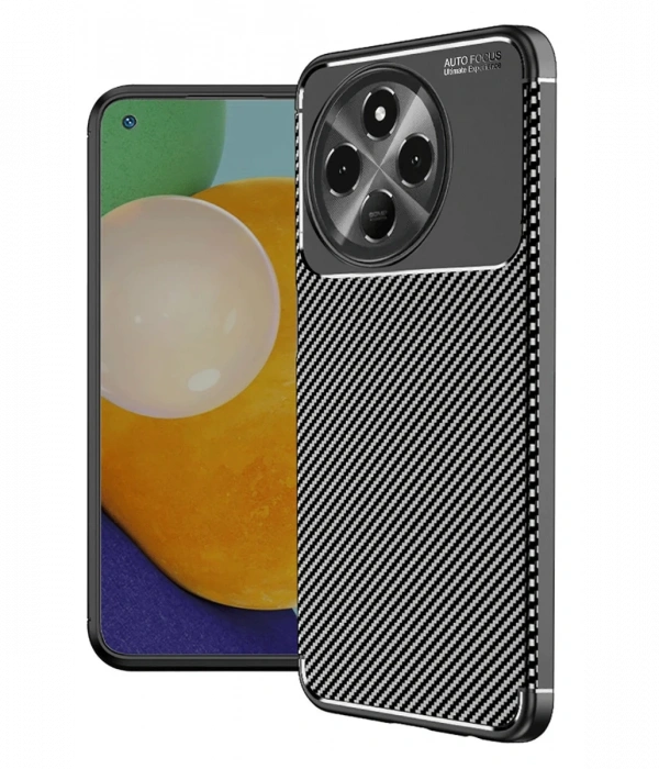 Newface Tecno Spark 30 Pro Kılıf Auto Focus Karbon Kapak