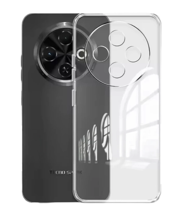 Newface Tecno Spark 30C Kılıf Lüx Şeffaf Silikon