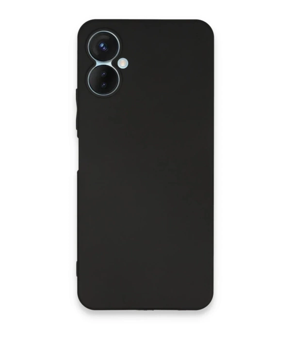 Newface Tecno Spark 9 Pro Kılıf First Silikon - Siyah