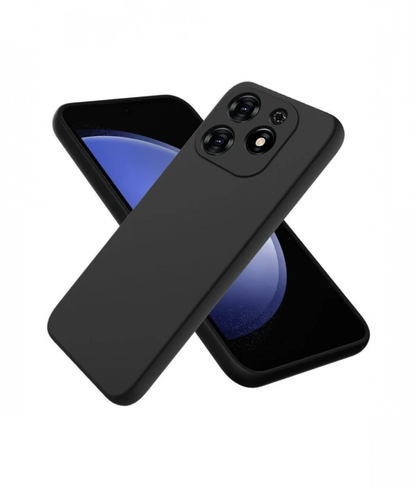 Newface Tecno Spark Go 2024 Kılıf First Silikon - Siyah