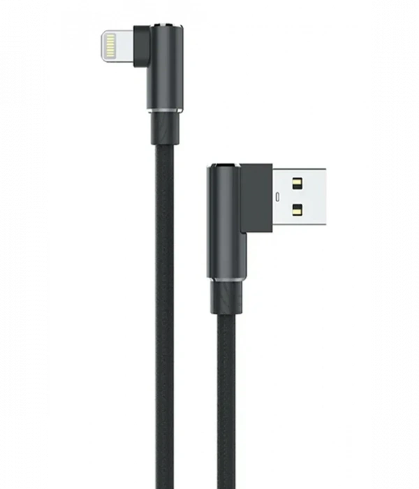 USB to Lightning 3M 2.4A Kablo - Siyah