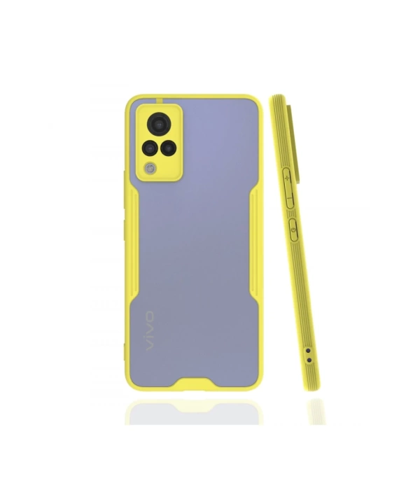 Newface Vivo V21 Kılıf Platin Silikon