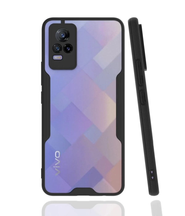Newface Vivo V21e Kılıf Platin Silikon