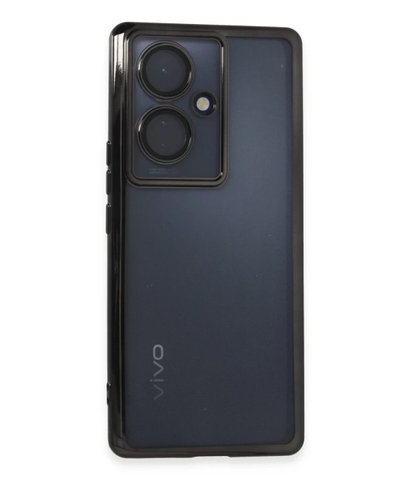 Newface Vivo V29 Lite Kılıf Razer Lensli Silikon