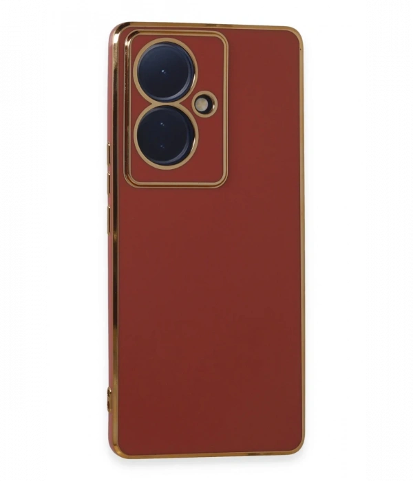 Newface Vivo V29 Lite Kılıf Volet Silikon - Kırmızı