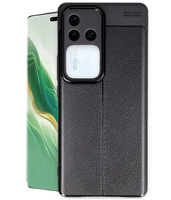 Newface Vivo V30 5G Kılıf Auto Focus Kapak - Siyah