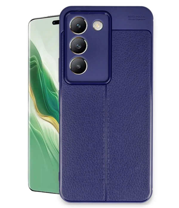Newface Vivo V30 Lite 4G Kılıf Auto Focus Kapak - Lacivert