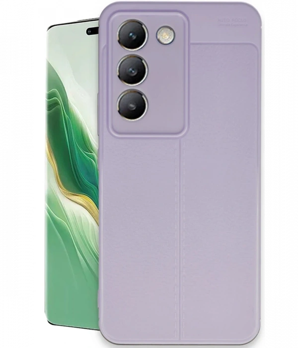 Newface Vivo V30 Lite 4G Kılıf Auto Focus Kapak - Lila