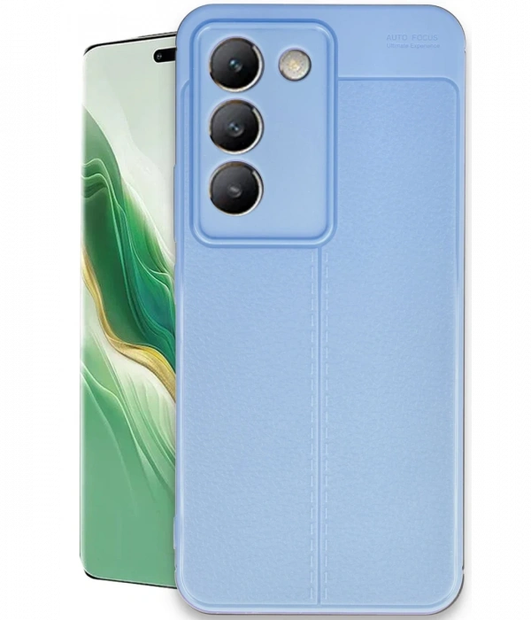 Newface Vivo V30 Lite 4G Kılıf Auto Focus Kapak - Mavi