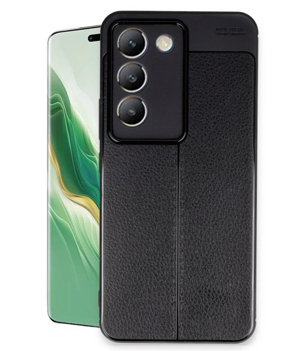 Newface Vivo V30 Lite 4G Kılıf Auto Focus Kapak - Siyah