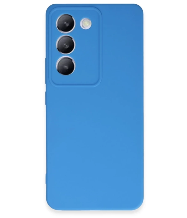 Newface Vivo V30 Lite 4G Kılıf First Silikon - Mavi