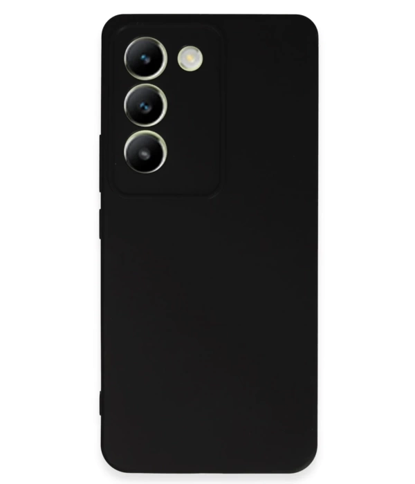 Newface Vivo V30 Lite 4G Kılıf First Silikon - Siyah