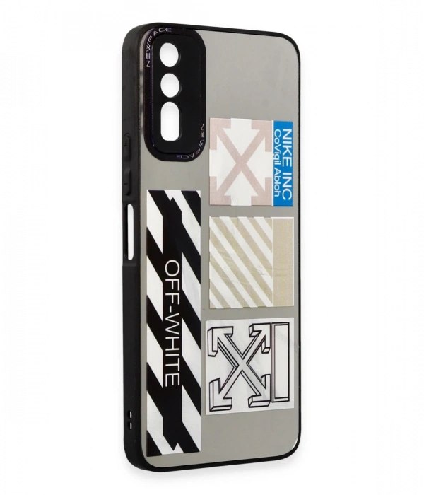 Newface Vivo Y11S Kılıf Mirror Desenli Kapak
