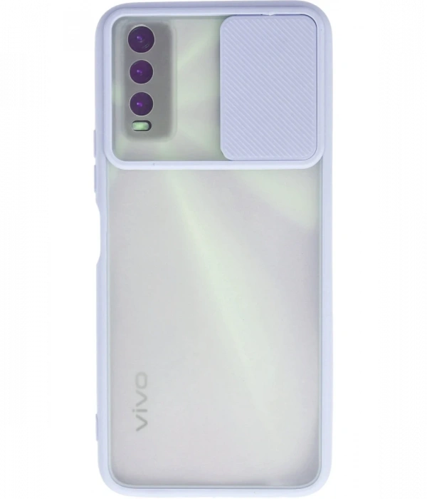 Newface Vivo Y11S Kılıf Palm Buzlu Kamera Sürgülü Silikon