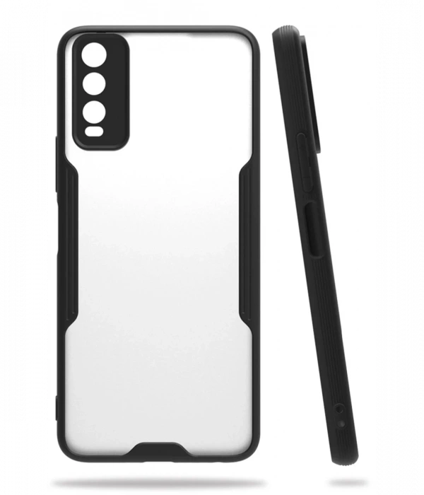 Newface Vivo Y11S Kılıf Platin Silikon