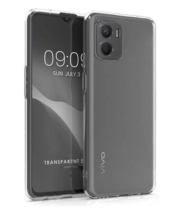 Newface Vivo Y15S Kılıf Lüx Şeffaf Silikon