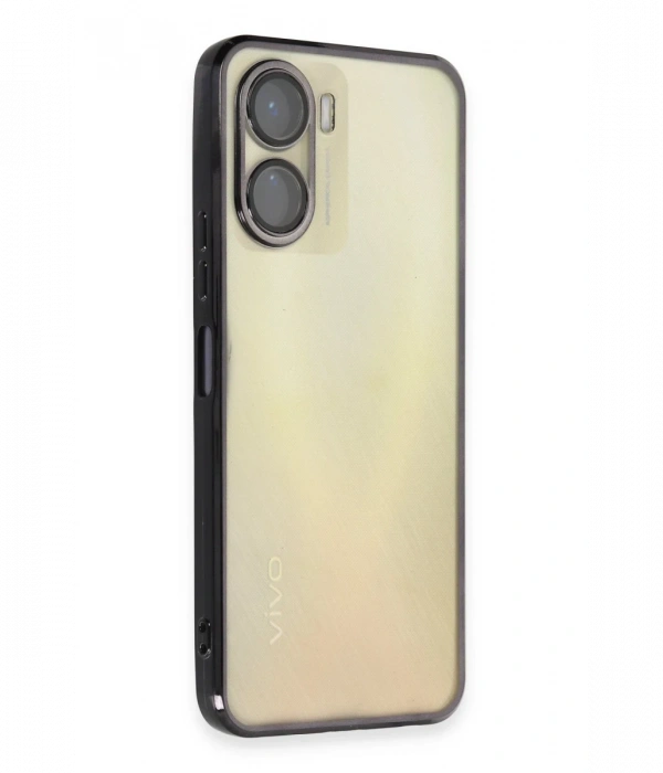 Newface Vivo Y16 Kılıf Razer Lensli Silikon