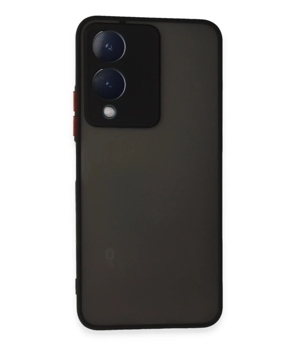 Newface Vivo Y17S Kılıf Montreal Silikon Kapak - Siyah