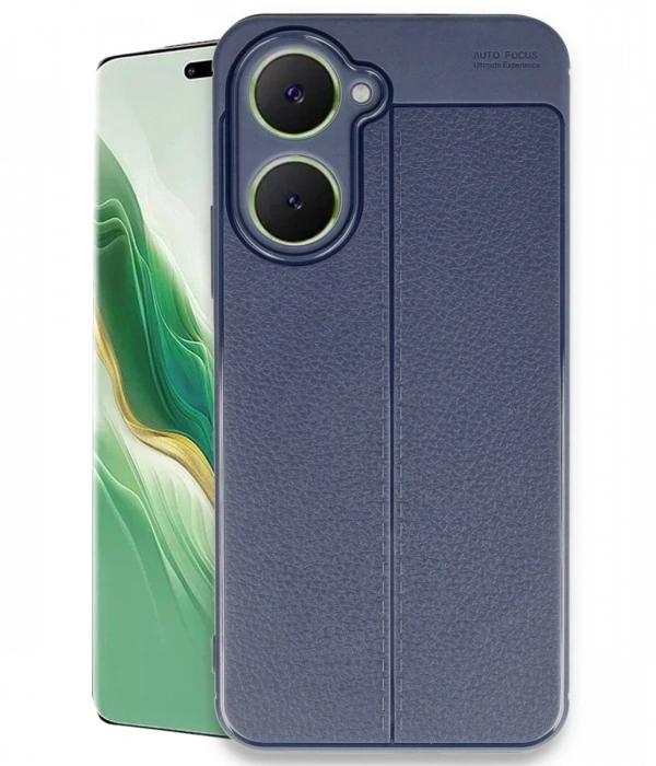 Newface Vivo Y18 Kılıf Auto Focus Kapak - Lacivert
