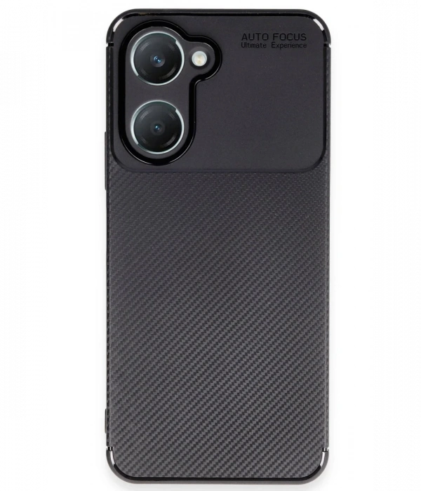 Newface Vivo Y18 Kılıf Auto Focus Karbon Kapak