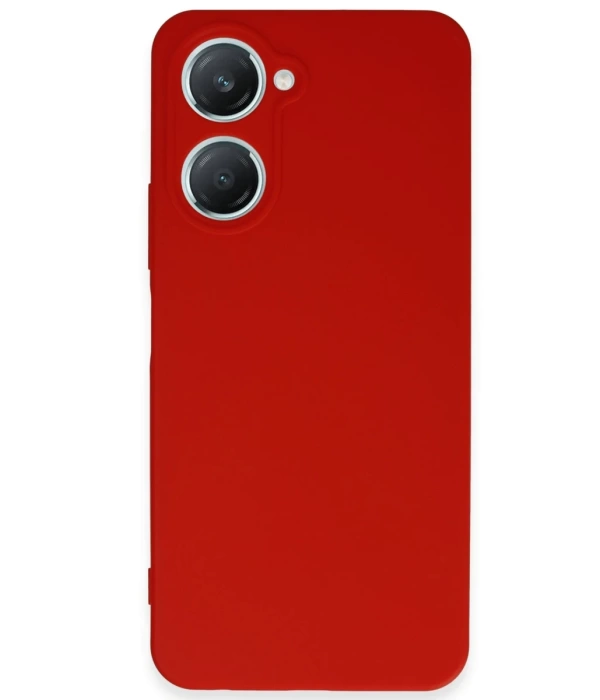 Newface Vivo Y18 Kılıf First Silikon - Kırmızı