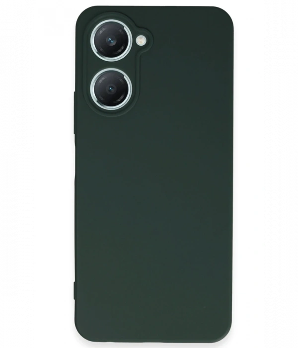 Newface Vivo Y18 Kılıf First Silikon - Koyu Yeşil