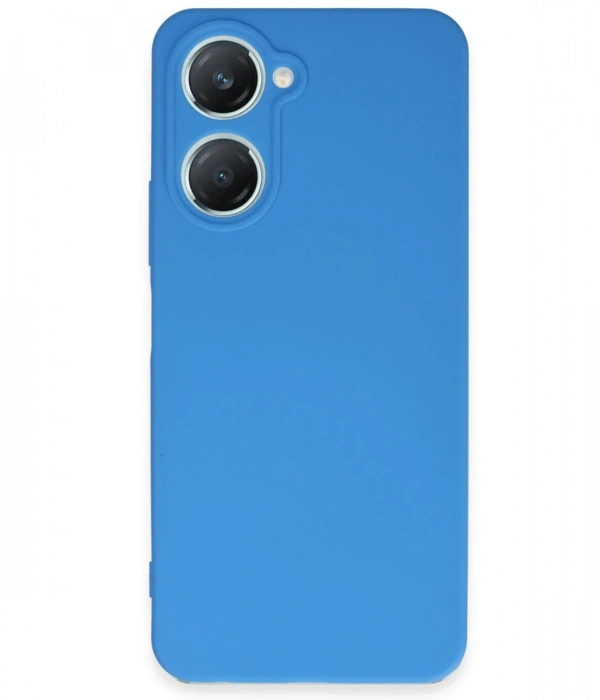 Newface Vivo Y18 Kılıf First Silikon - Mavi