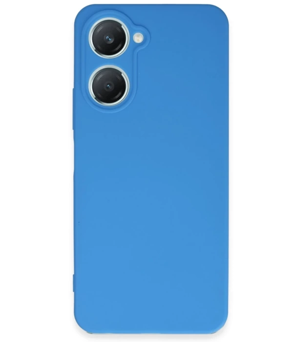 Newface Vivo Y18 Kılıf First Silikon - Mavi