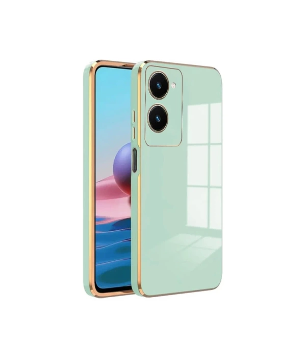 Newface Vivo Y18 Kılıf Volet Silikon - Açık Yeşil