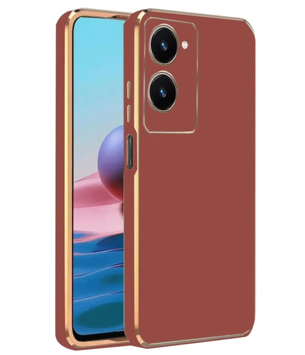 Newface Vivo Y18 Kılıf Volet Silikon - Kırmızı