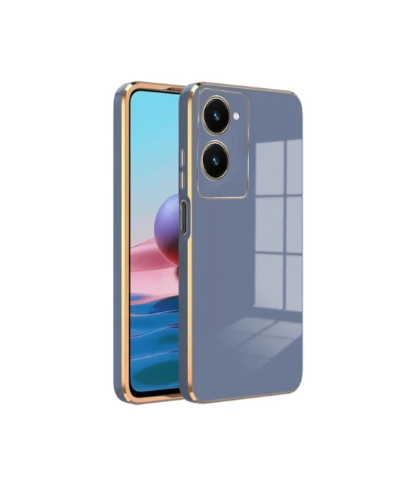 Newface Vivo Y18 Kılıf Volet Silikon - Mavi